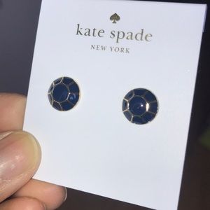 Late spade Art Deco earrings